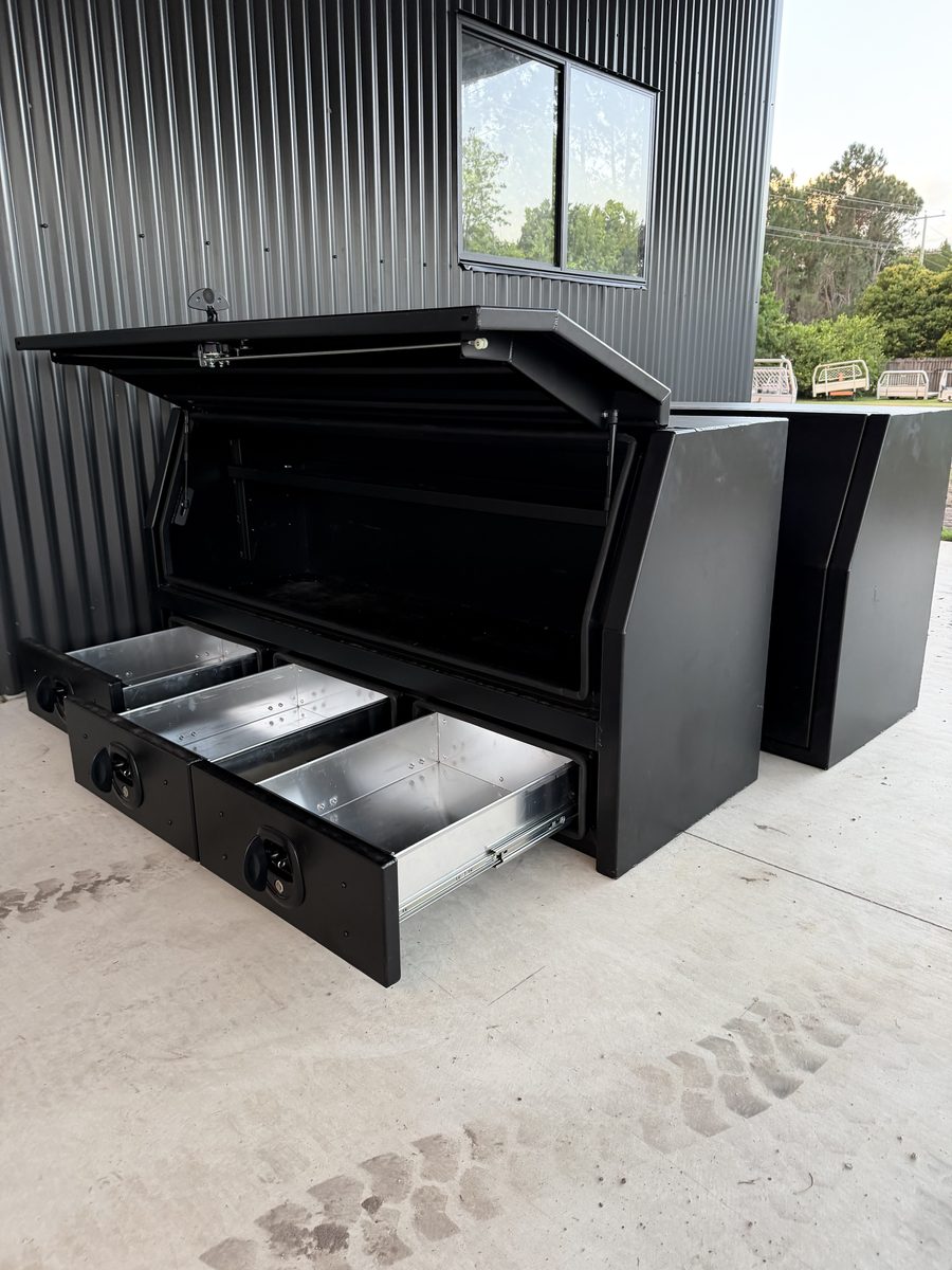Used alloy ute toolboxes for sale — underbody, full-width and gullwing